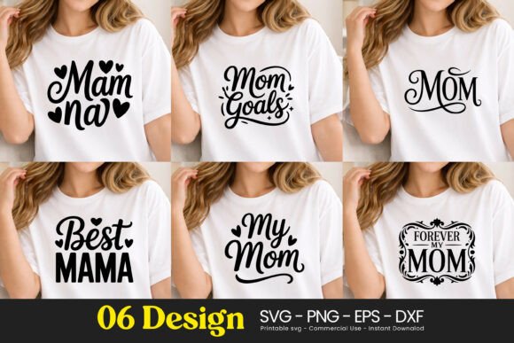 Best Mama My Mom Forever SVG PNG