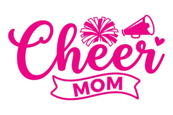 Cheer Mom Pink SVG Design