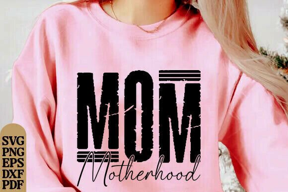 Mom Motherhood SVG for Real Embroidery Use
