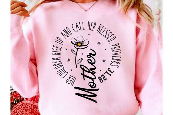 Mother’s Day SVG: Bible Verse & Mom Design