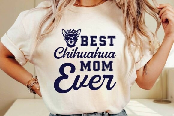 Retro Best Chihuahua Mom Ever SVG PNG