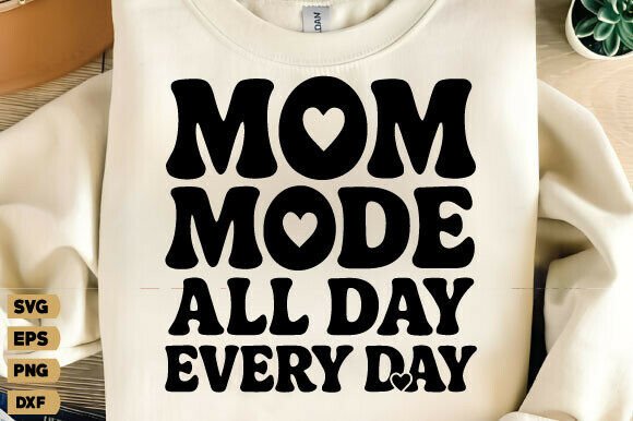 Retro Mom Mode SVG Mother’s Day Mama Png