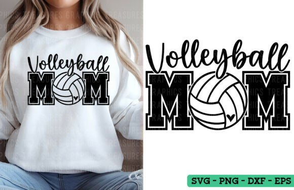 Volleyball Mom PNG SVG Sport Mama